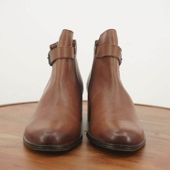 Naturalizer Brown Ankle Boots - Picture 3 of 9